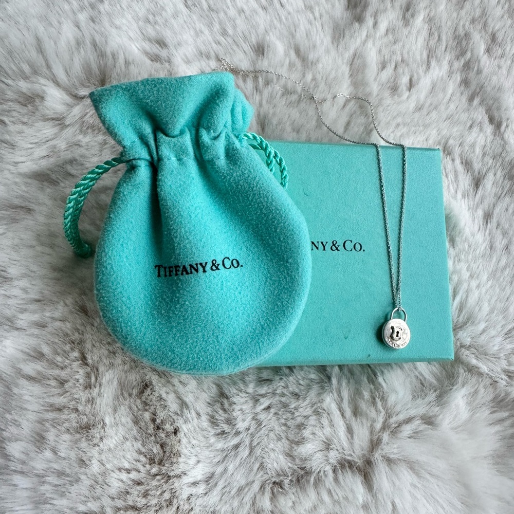 Tiffany & Co. Lock Pendant Necklace in Sterling Silver